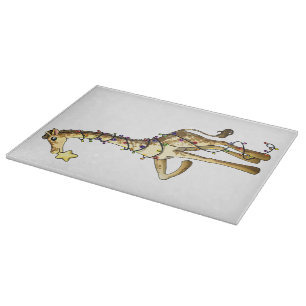 Shiny Giraffe Cutting Board