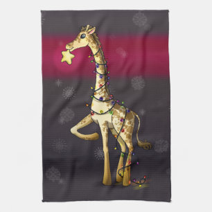 Shiny Giraffe Kitchen Towel