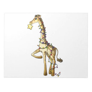 Shiny Giraffe Notepad