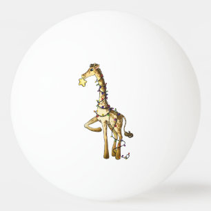 Shiny Giraffe Ping Pong Ball