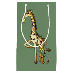 Shiny Giraffe Small Gift Bag