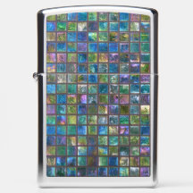 Shiny Glamourous Horizontal Ceramic Tiles Aqua