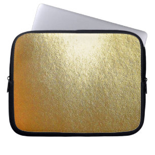 Shiny Gold Art Laptop Sleeve