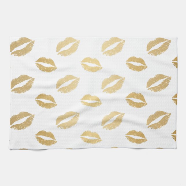 Shiny Kisses Kitchen Towel (Horizontal)
