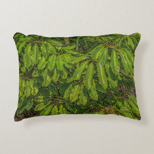Shiny Leaves in Sunlight Accent Pillow