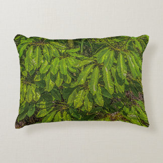 Shiny Leaves in Sunlight Accent Pillow