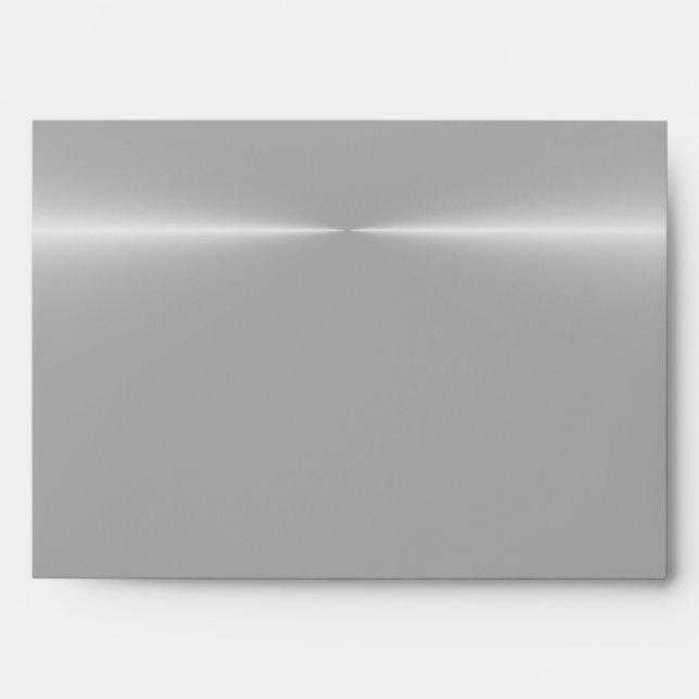 Shiny Like Steel Metal Background Template Envelope (Front)