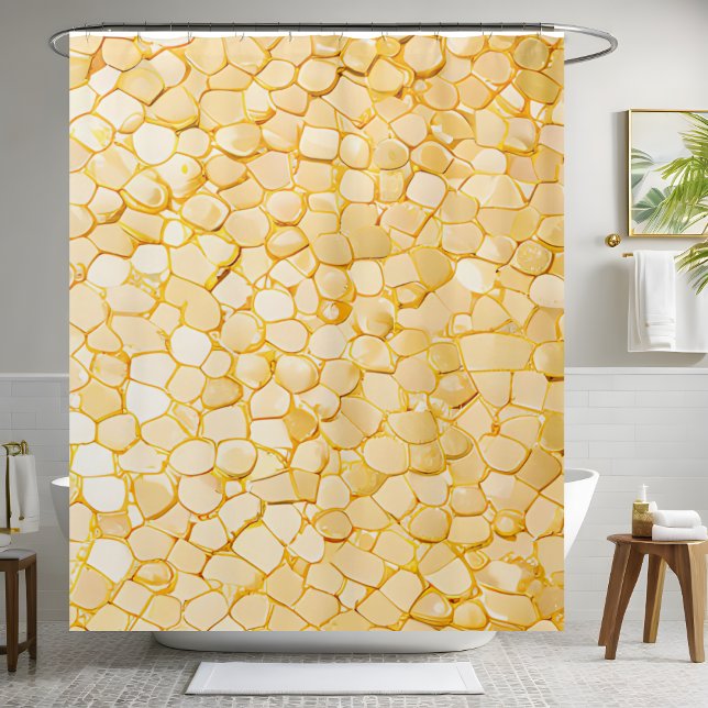 Shiny Luxury Gold Sequin Shower Curtain  (Creator Uploaded)