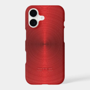 Shiny Metallic Red Design Stainless Steel Look