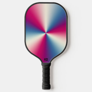 Shiny metallic texture pickleball paddle