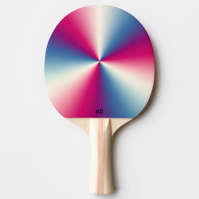Shiny metallic texture ping pong paddle (Front)