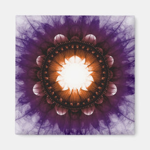 Shiny mystical ornament magnet