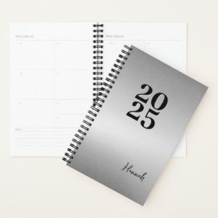 Shiny New Year Personalized Day Planner Calendar