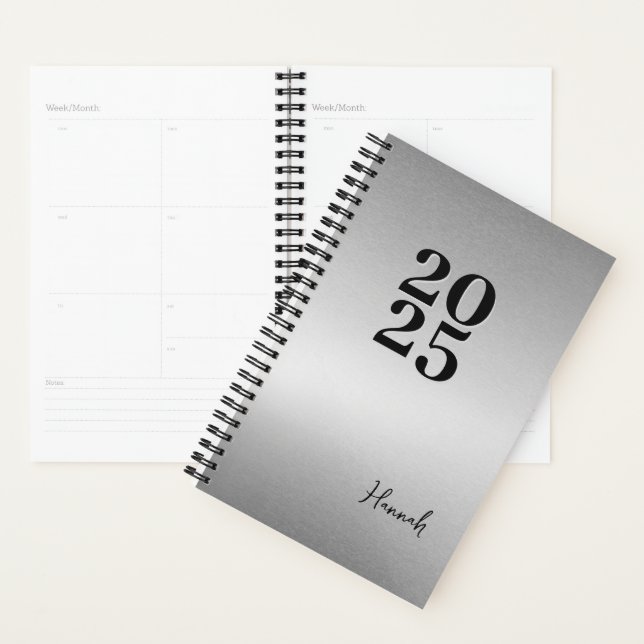 Shiny New Year | Personalized Day Planner Calendar (Display)