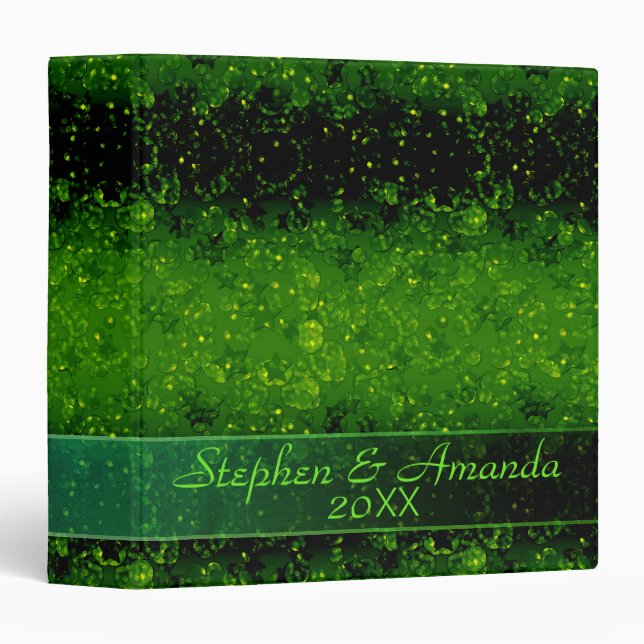 Shiny pattern, sequins, glitter binder (Front/Spine)