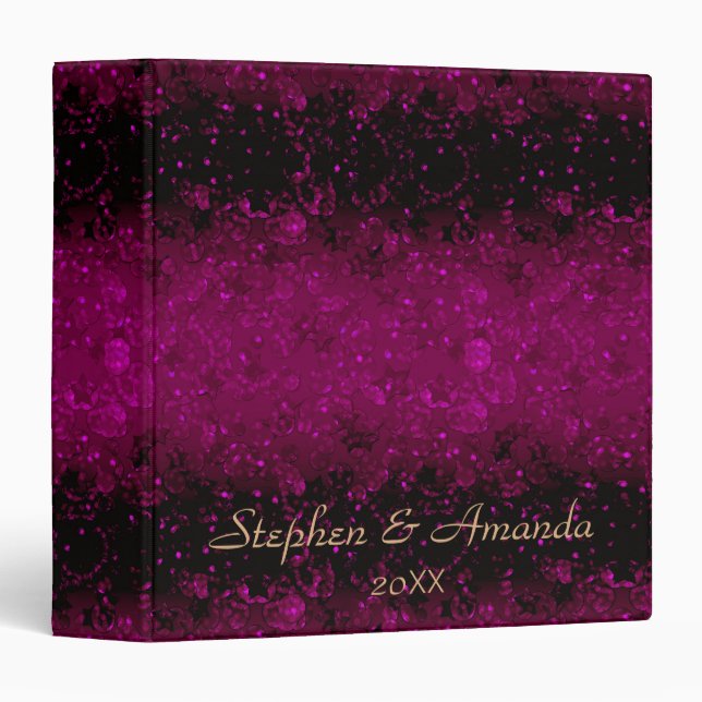 Shiny pattern, sequins, glitter, glitter binder (Front/Spine)