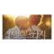 Shiny Peace & Joy Holiday Photo Card