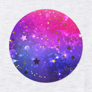 Shiny Pink Blue Background