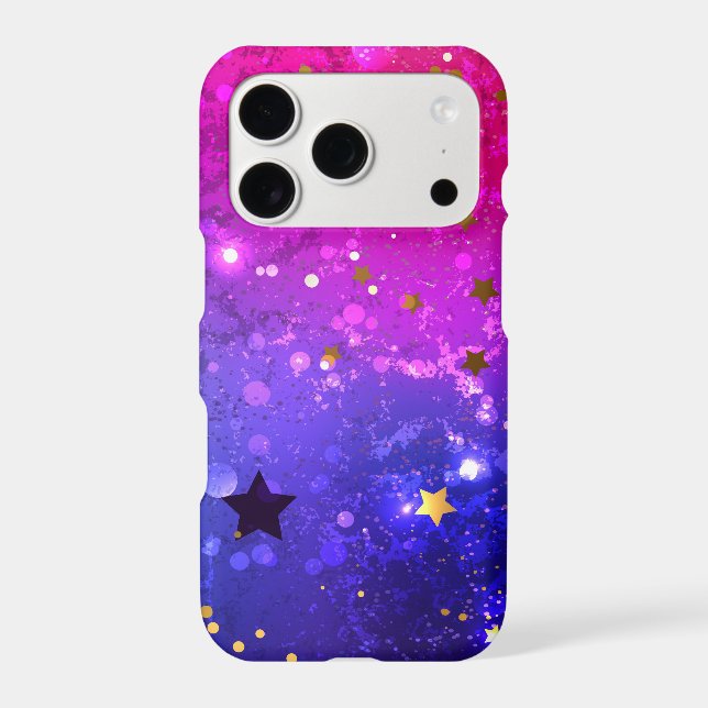 Shiny Pink Blue Background (Back)