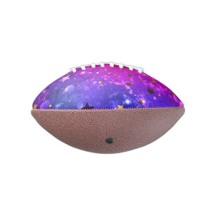 Shiny Pink Blue Background Football