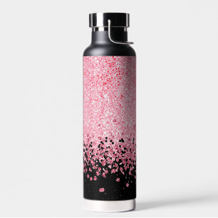Shiny Pink Glitter  Water Bottle