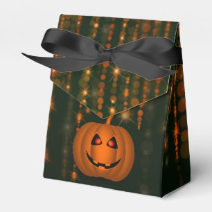 Shiny Pumpkin Halloween String Lights Favour Box