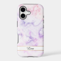 Shiny Purple Sky Marble