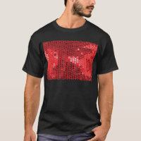 shiny red sequins