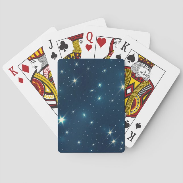 Shiny Stars Playing Cards (Back)