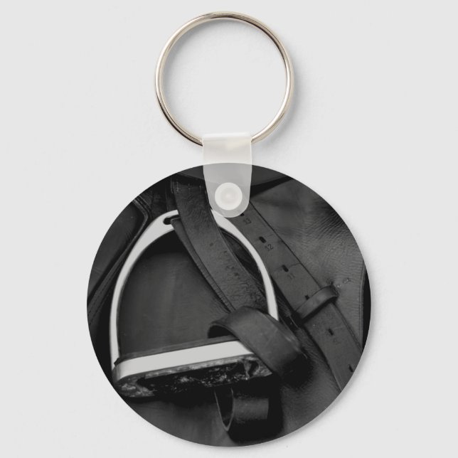 Shiny Stirrup Keychain (Front)