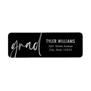 Shiny Strokes EDITABLE COLOR Graduation Address
