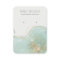 Shiny Teal Green Glitter Earring Necklace Display