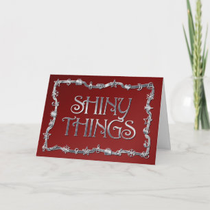 Shiny Things Christmas card