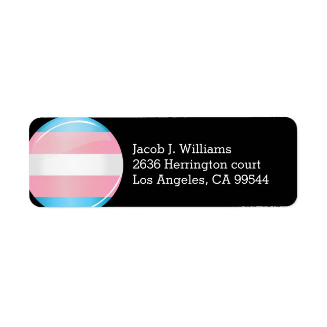 Shiny Transgender Pride Flag (Front)