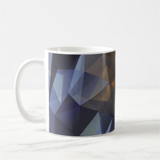 Shiny triangle vintage, diamond texture. coffee mug