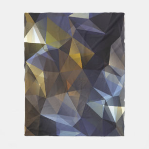 Shiny triangle vintage, diamond texture. fleece blanket