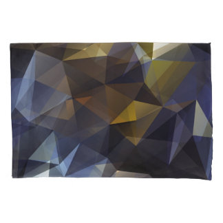 Shiny triangle vintage, diamond texture. pillowcase