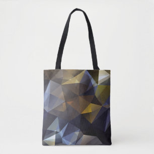 Shiny triangle vintage, diamond texture. tote bag