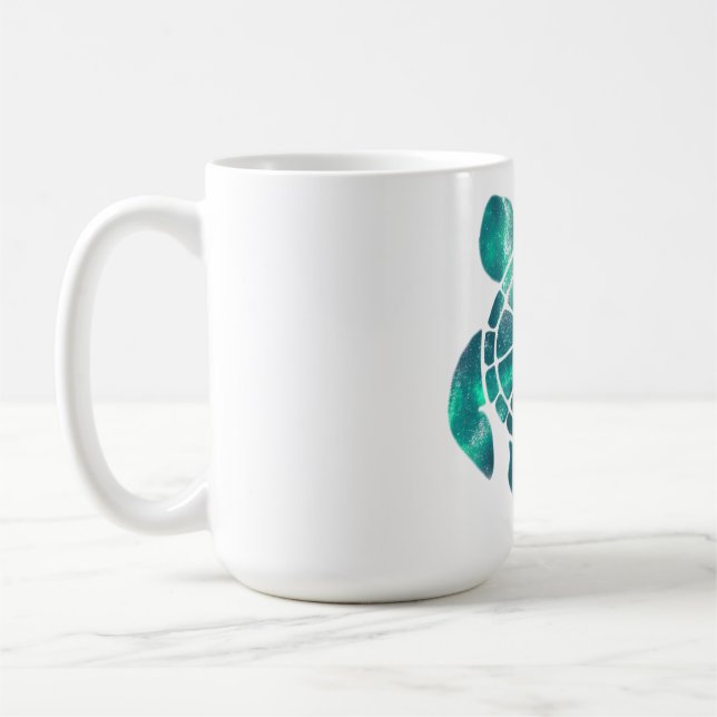 Shiny turtle  coffee mug (Left)