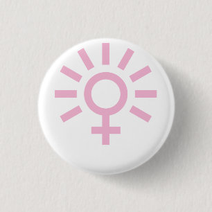 ♀ shiny Venus 1 Inch Round Button