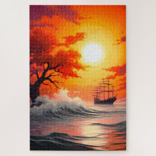 Ship Artwork Jigsaw Puzzle