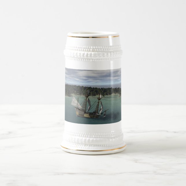 Ship Bay Beer Stein (Center)