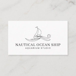 Ship Boat Nautical Sea Ocean Calling Card