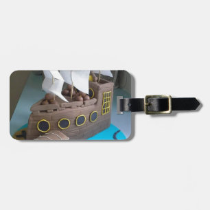 Ship cake 1 luggage tag