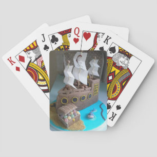 Ship cake 1 playing cards