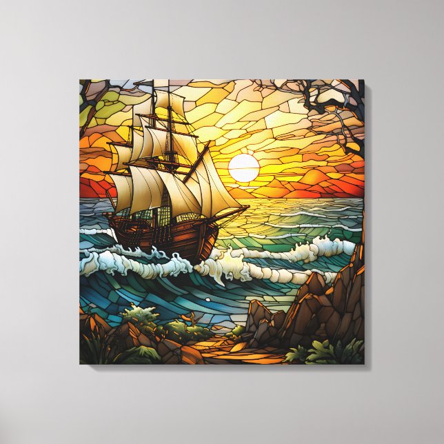 Ship Canvas Art (Front)