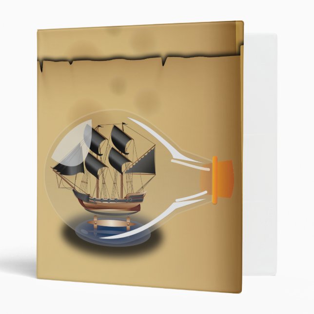 Ship in a Bottle Binder (Front/Inside)