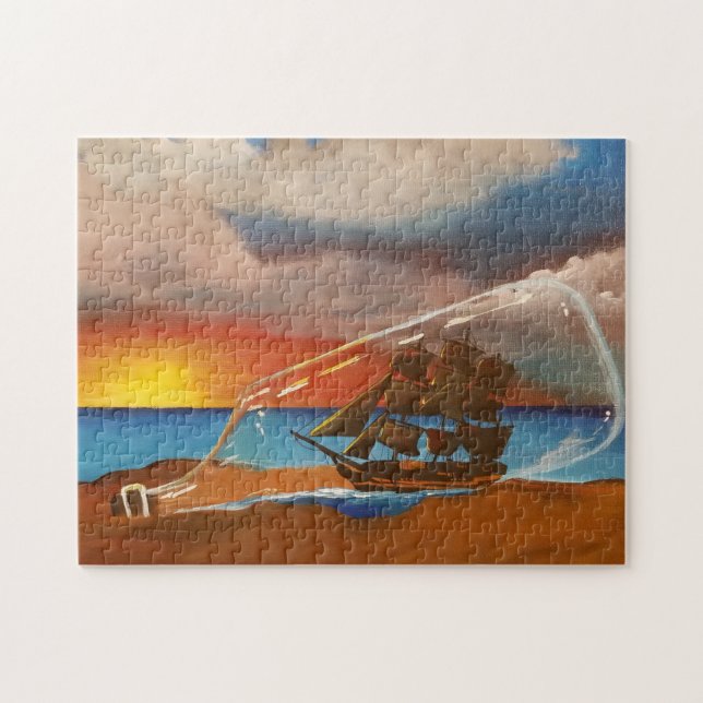 Ship in a Bottle Jigsaw Puzzle (Horizontal)