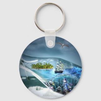 Ship in a Bottle Keychain