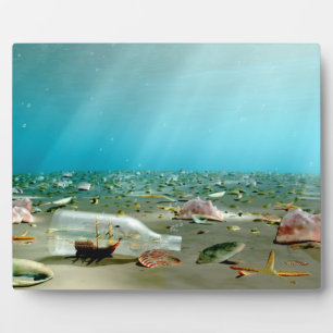 Ship-in-a-Bottle Wreck Plaque
